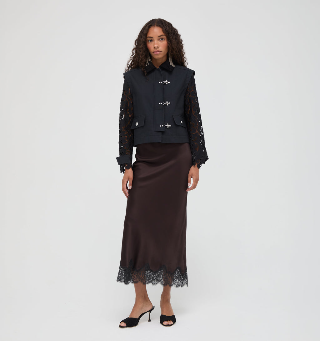 The Clarisse Jacket in Black