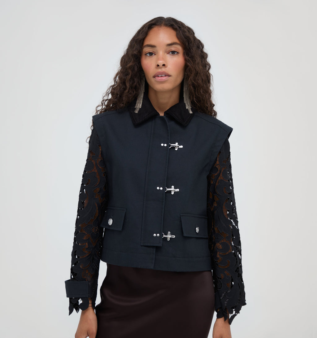 The Clarisse Jacket in Black