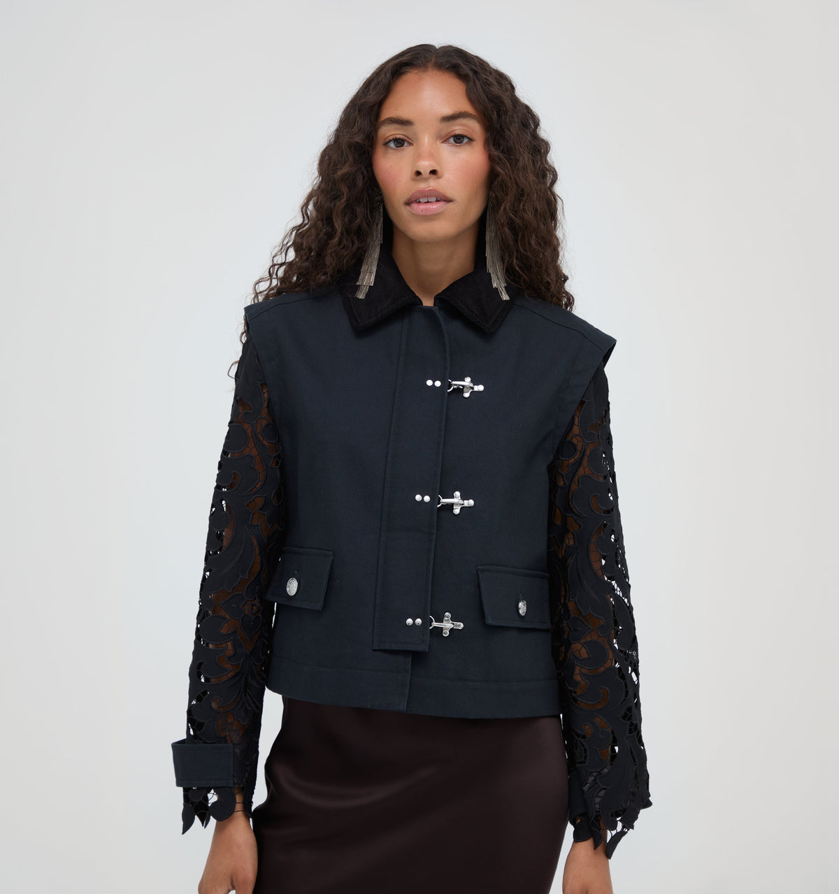 The Clarisse Jacket in Black