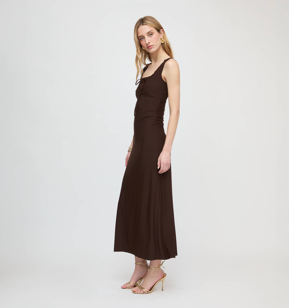 The Coraline Dress in Chocolate