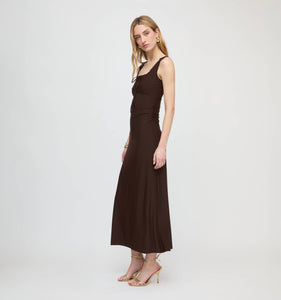The Coraline Dress in Chocolate