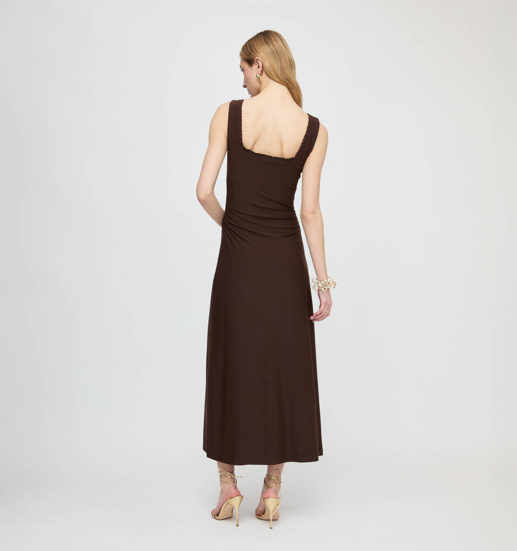The Coraline Dress in Chocolate