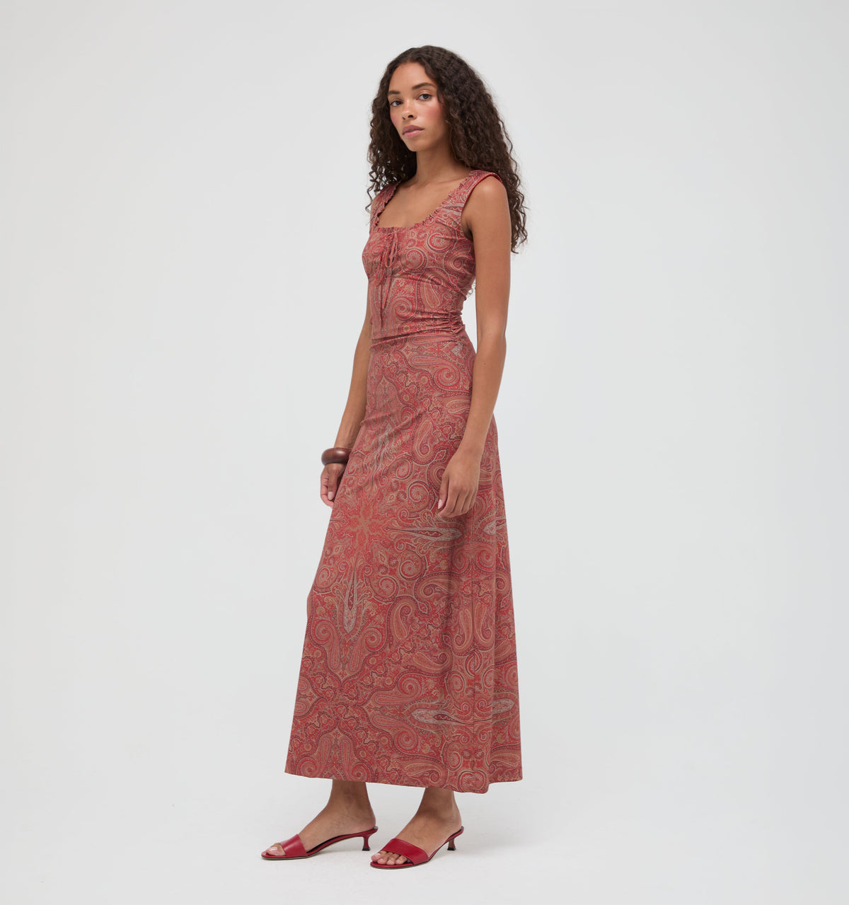 The Coraline Dress in Cypress Paisley