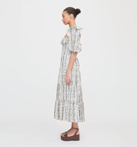The Corinne Nap Dress in Mocha Provence Floral