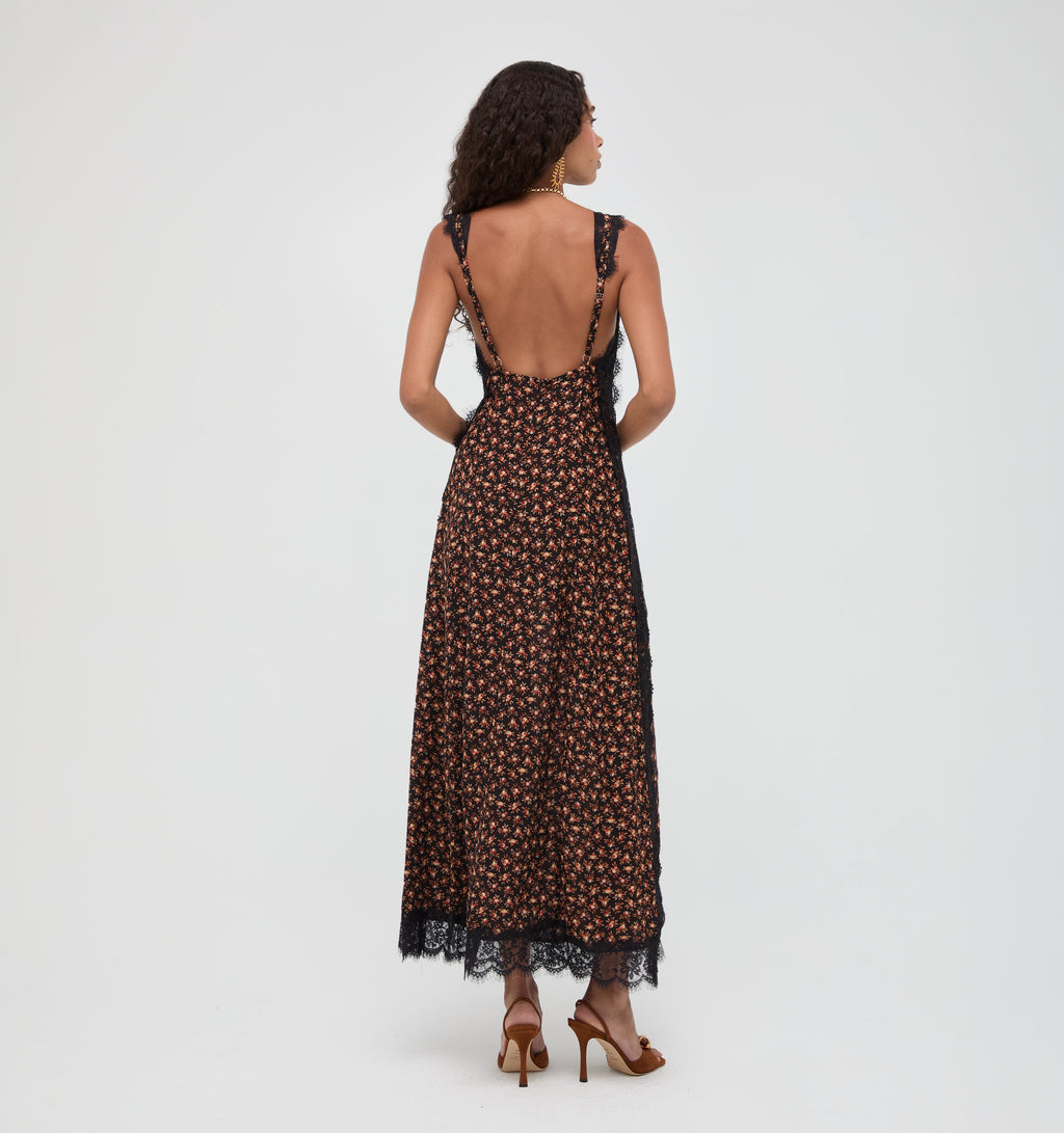 The Cosi Dress in Country Orchard
