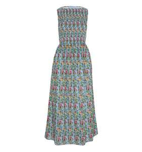 The Cosima Nap Dress in Geranium Stripe