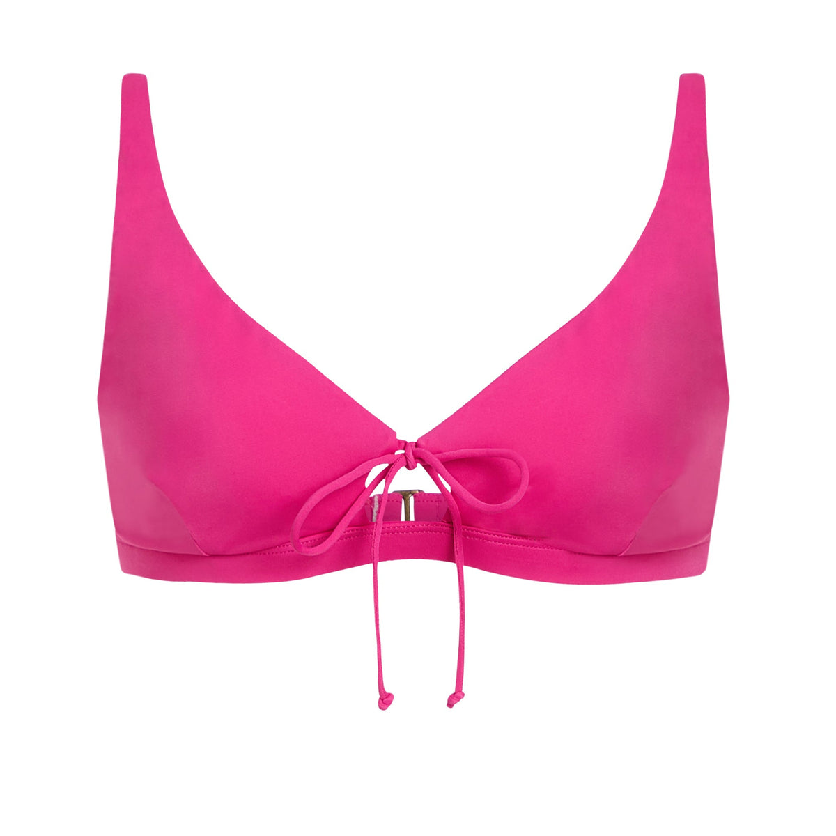 The Crete Bikini Top in Fuchsia
