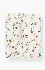 The Crib Sheet in Pink Pond Floral