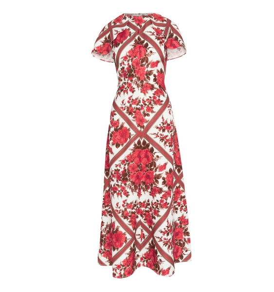 Hill House Home Women's The Davina Dress - Red Diamond Rose
