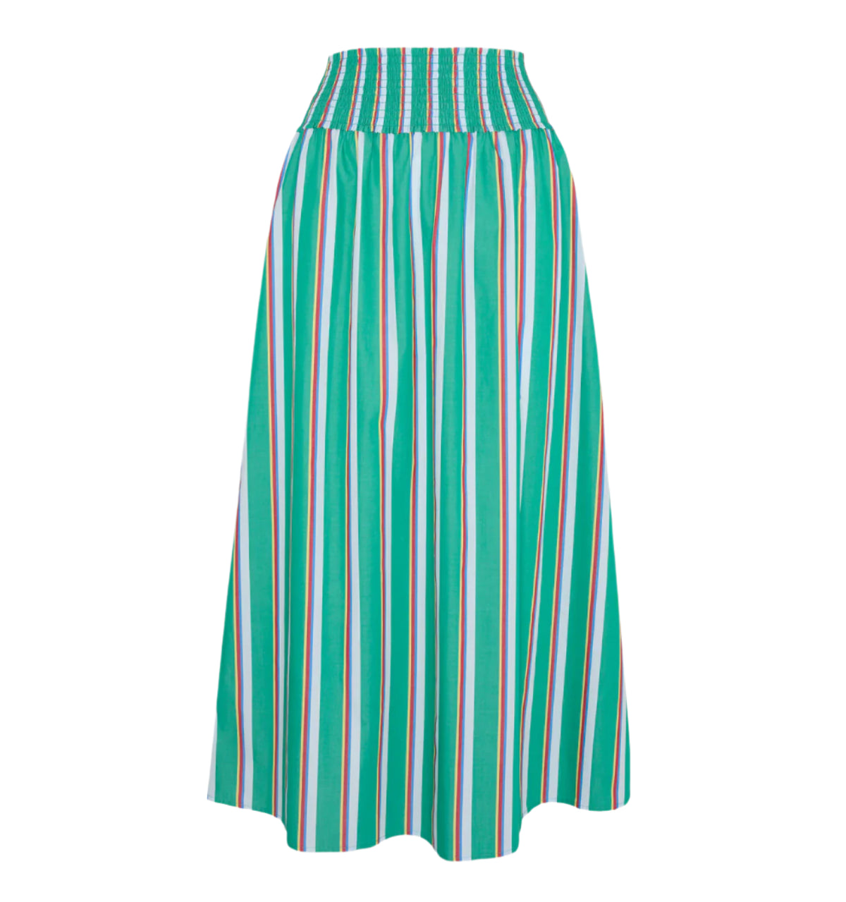 The Delphine Nap Skirt in Sunset Stripe