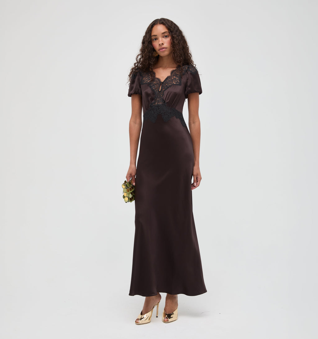 The Oakley Dress in Chocolate