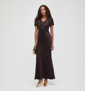 The Oakley Dress in Chocolate