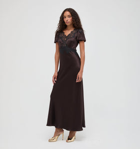 The Oakley Dress in Chocolate
