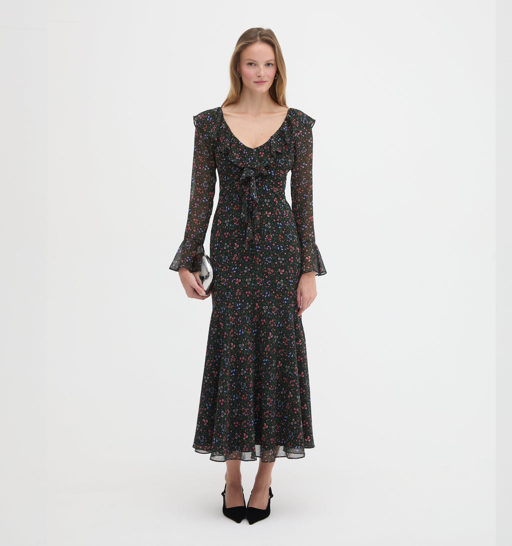 The Edwina Dress in Woodland Floral