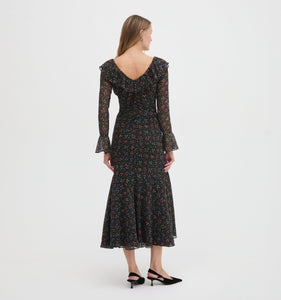 The Edwina Dress in Woodland Floral