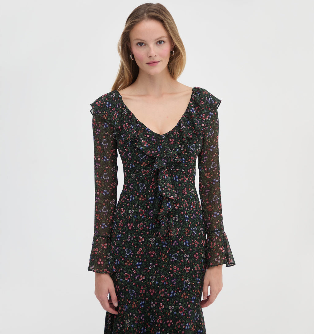 The Edwina Dress in Woodland Floral