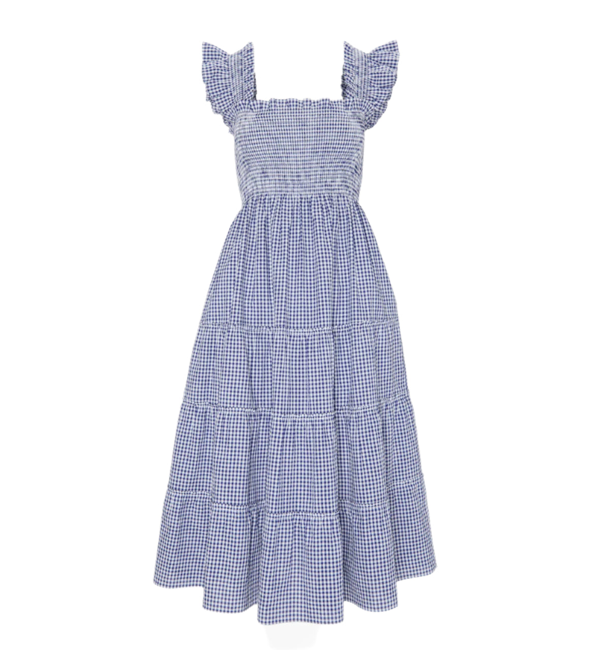 The Ellie Nap Dress in Navy Gingham