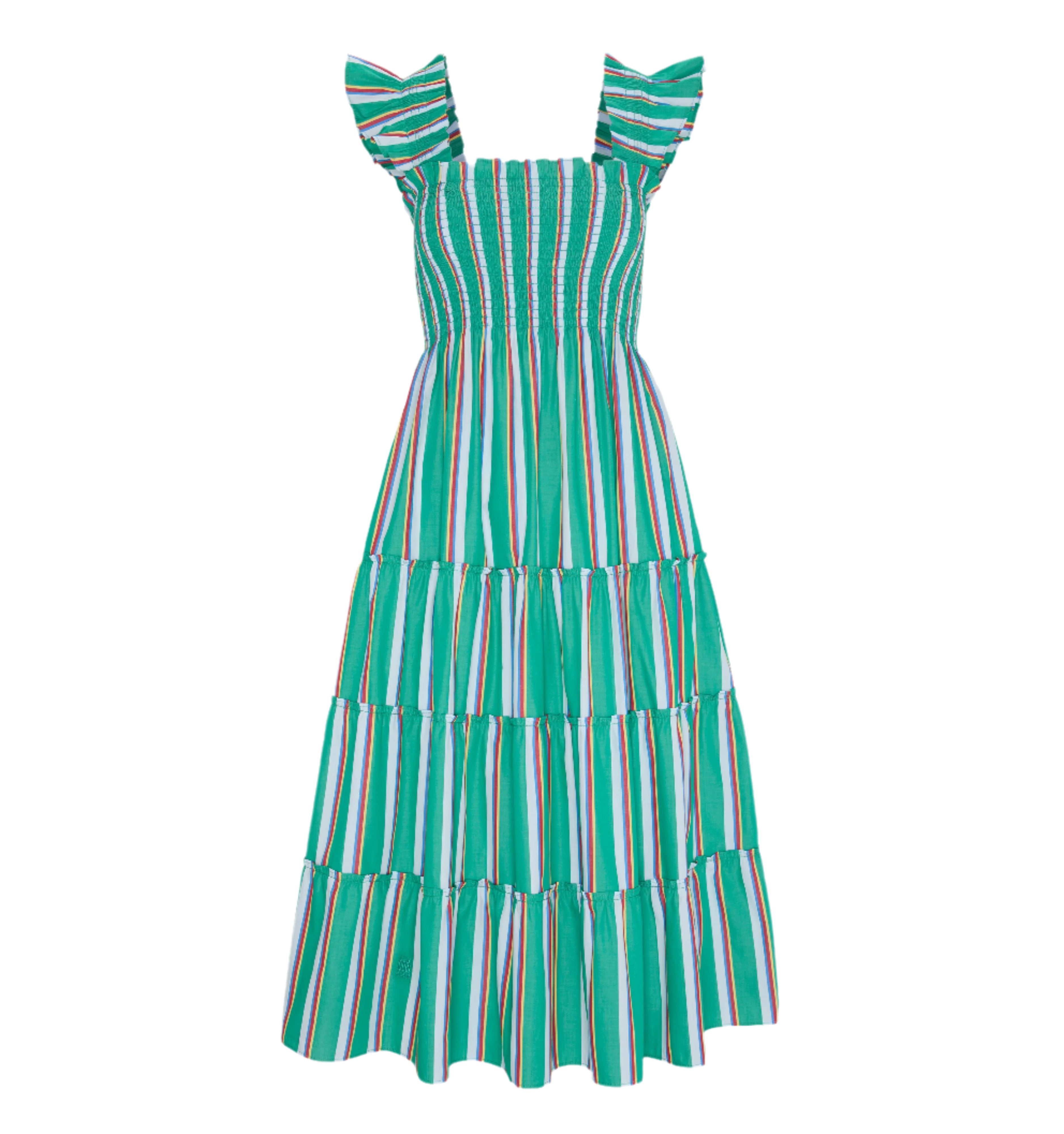 The Ellie Nap Dress in Sunset Stripe