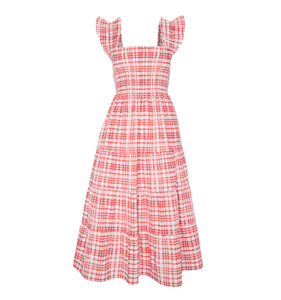 The Ellie Nap Dress in Cherry Watercolor Gingham