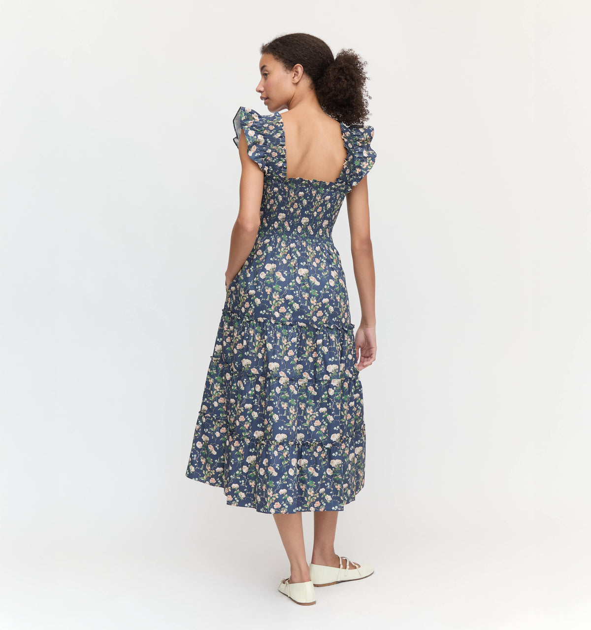 The Ellie Nap Dress in Navy Bluebonnet