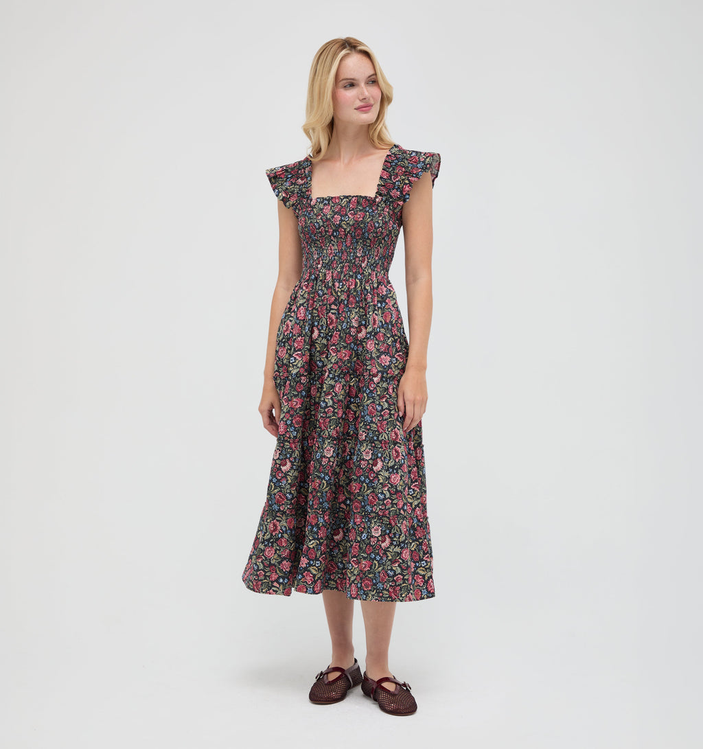The Ellie Nap Dress in Jacobean Sprig