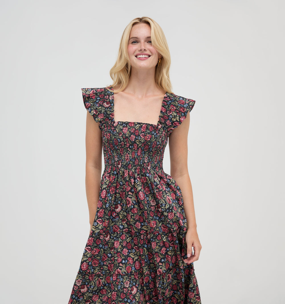 The Ellie Nap Dress in Jacobean Sprig