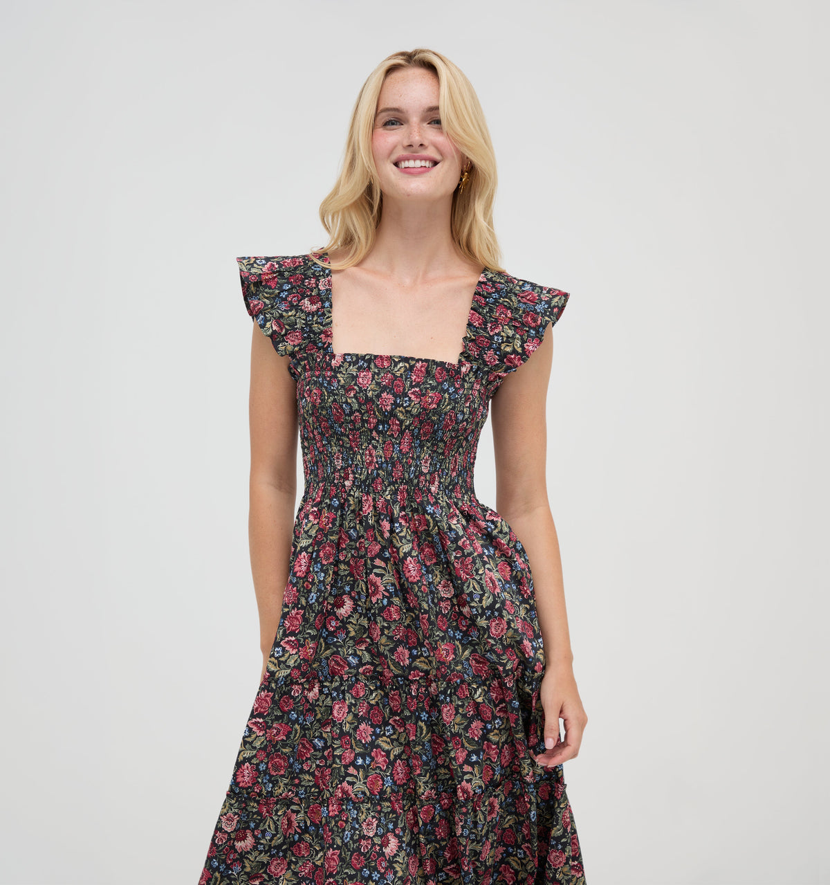 The Ellie Nap Dress in Jacobean Sprig