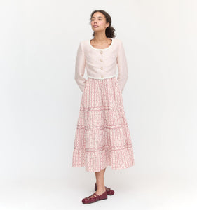 The Ellie Nap Dress in Pink Emma Stripe