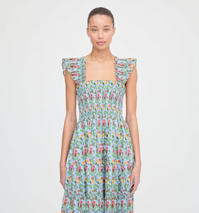 The Ellie Nap Dress in Geranium Stripe