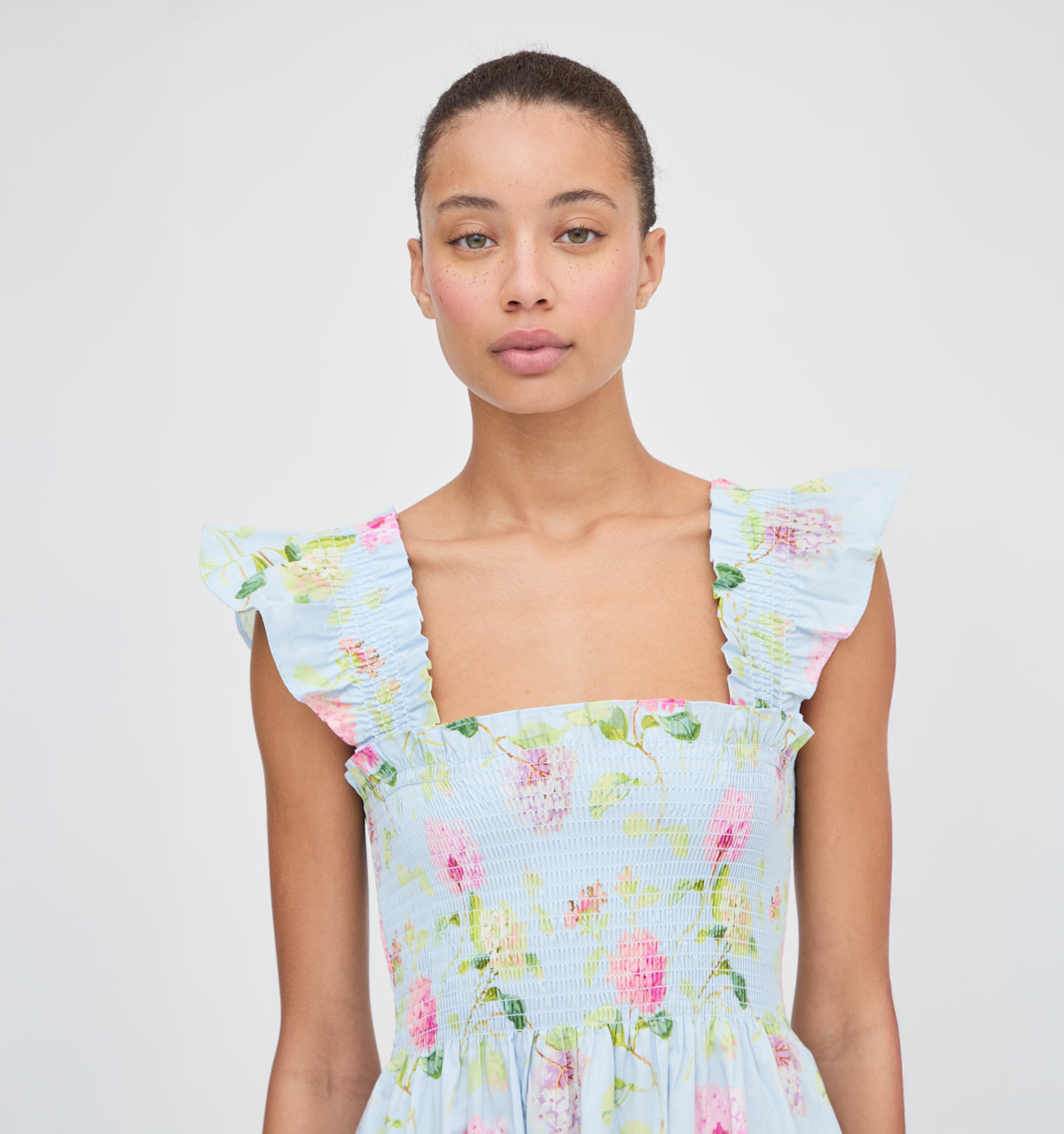 The Ellie Nap Dress in Hydrangea Chintz