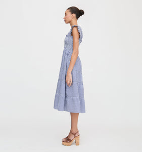 The Ellie Nap Dress in Navy Gingham