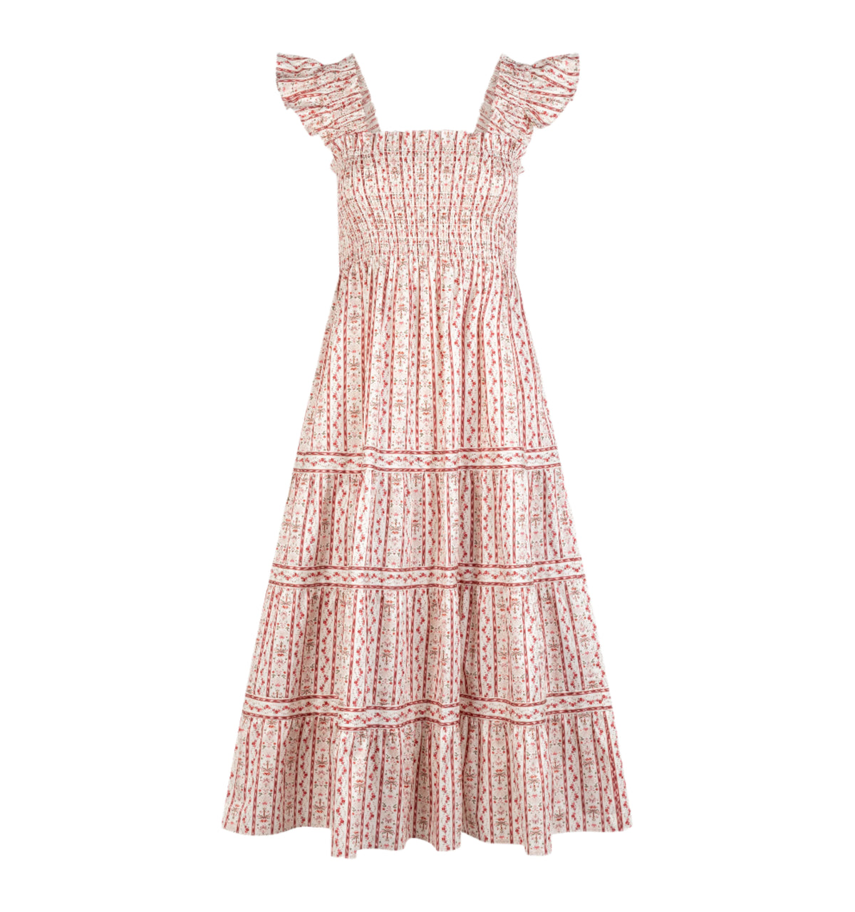 The Ellie Nap Dress in Pink Emma Stripe