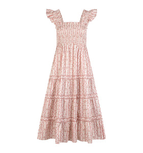 The Ellie Nap Dress in Pink Emma Stripe