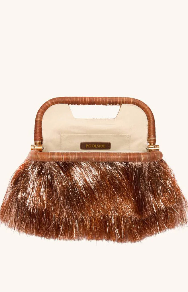 The Flamands Fringe Tote Disco in Cocoa