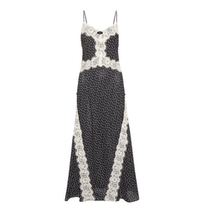 The Francesca Dress in Black Polka Dot