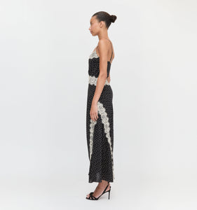 The Francesca Dress in Black Polka Dot
