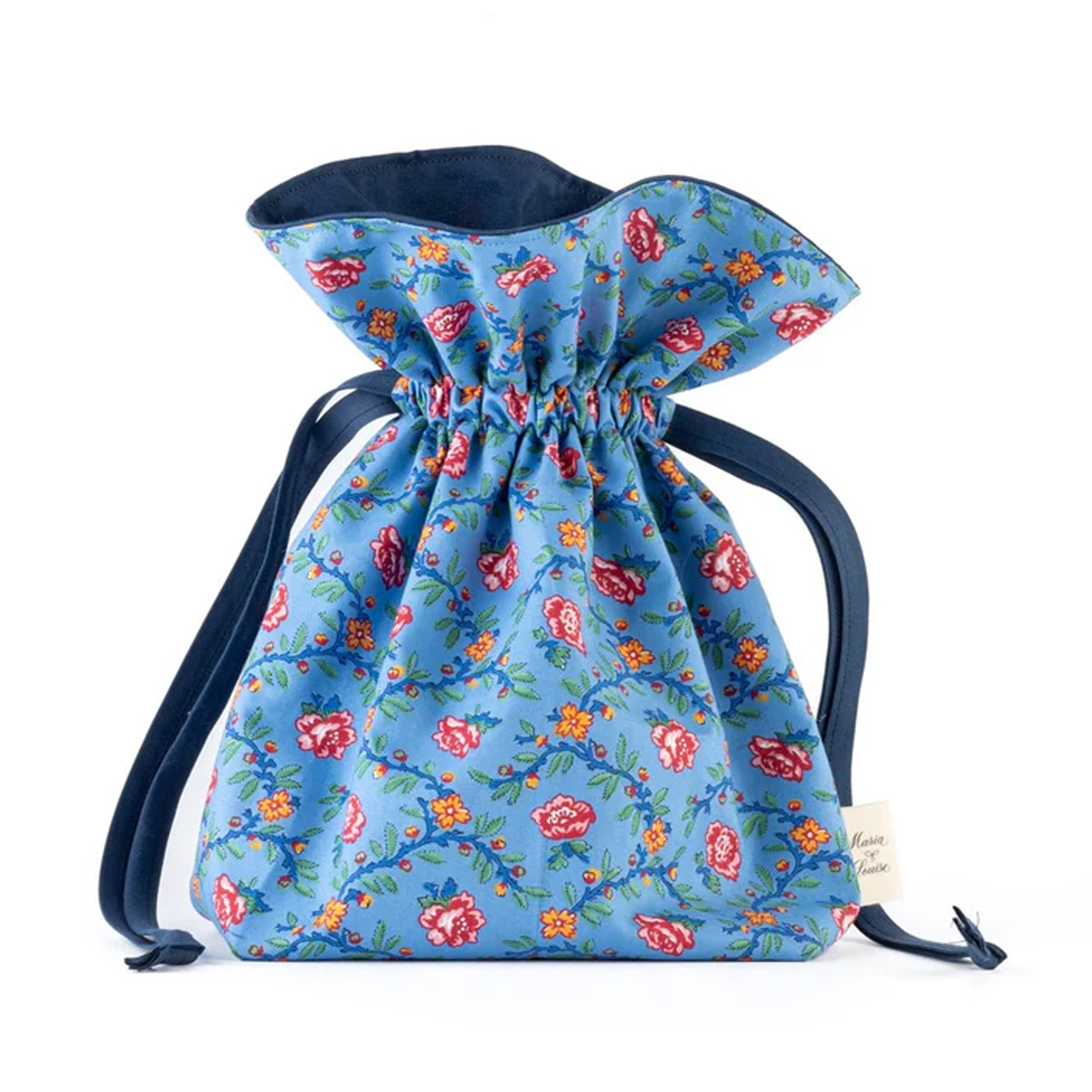 The French Cordelle Pouch Bag in Blue