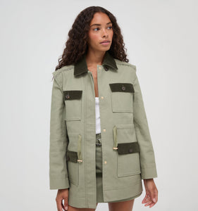 The Gillian Jacket in English Sage