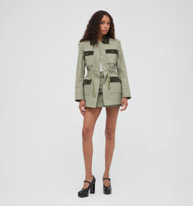 The Gillian Jacket in English Sage
