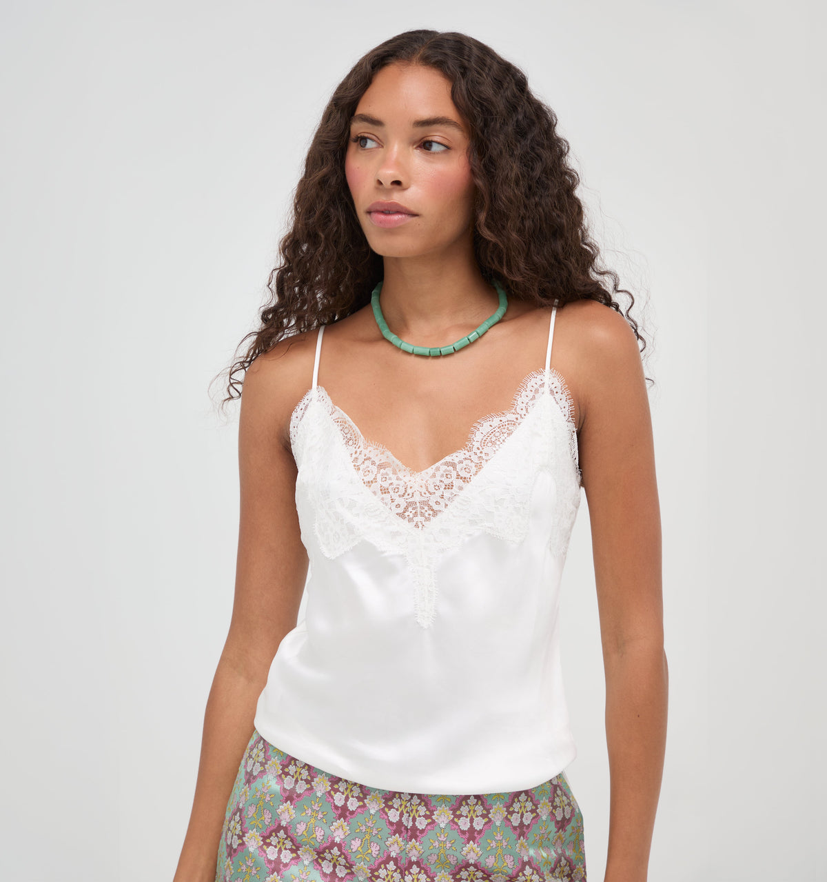 The Gracie Top in Ivory