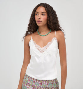 The Gracie Top in Ivory