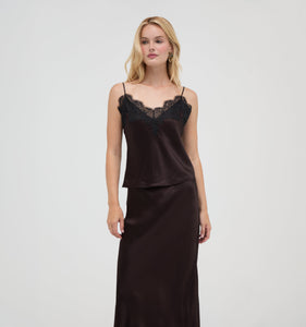 The Gracie Top in Chocolate