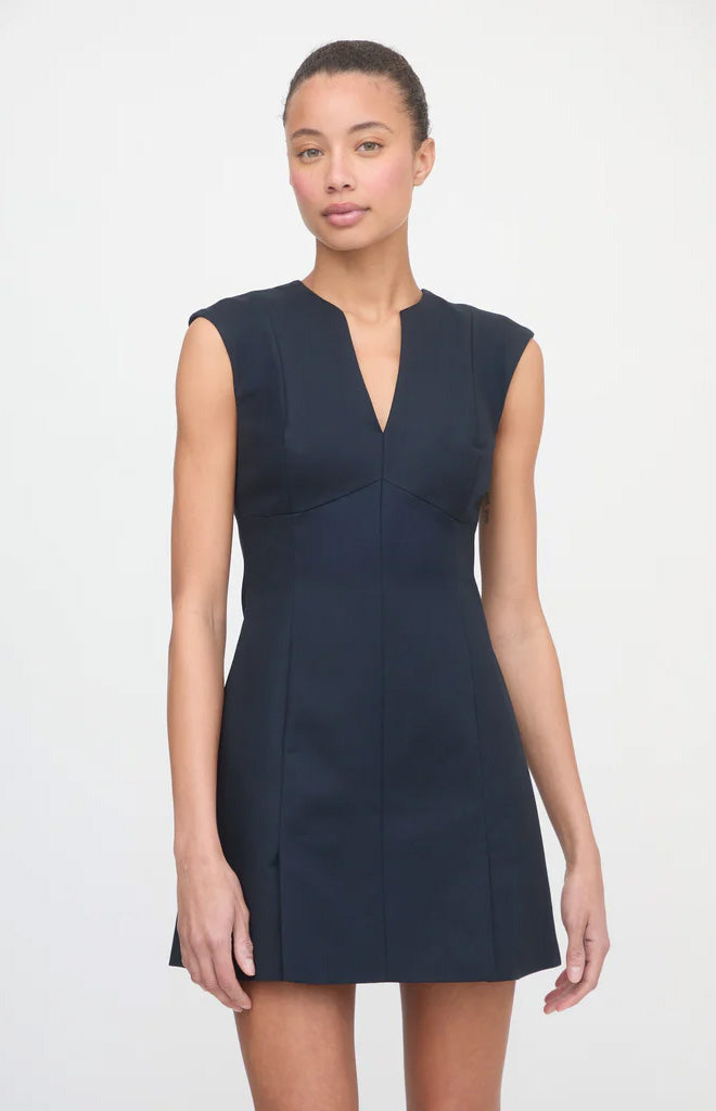 The Holly Dress in Dark Navy