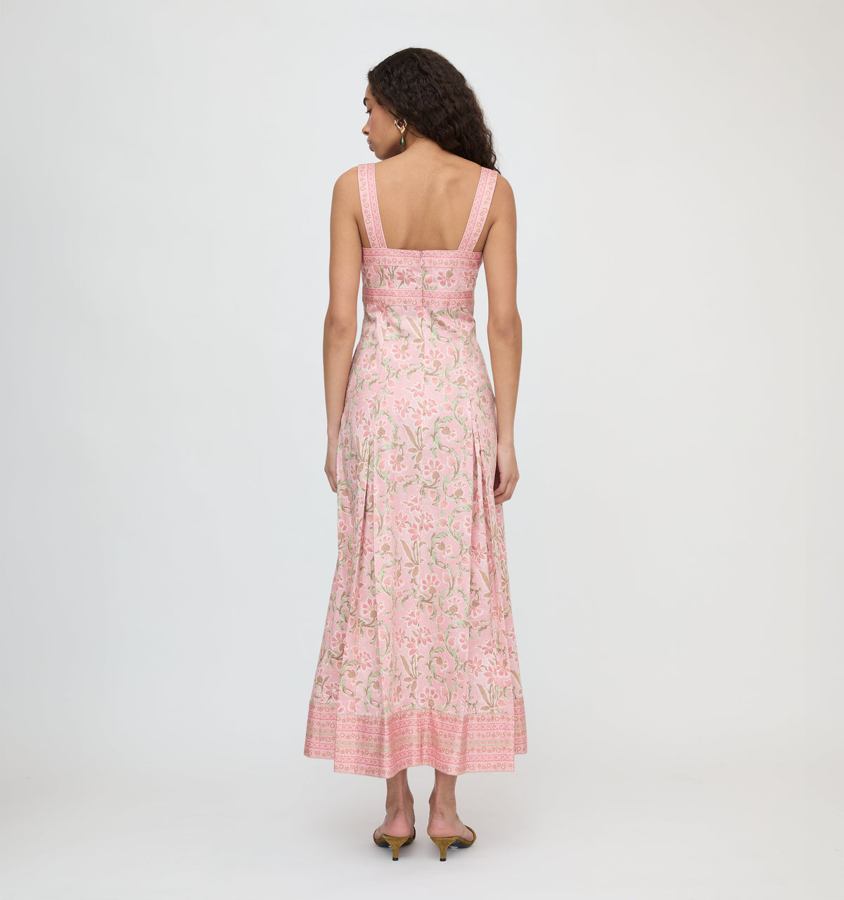 The Hope Dress in Daffodil Brocade