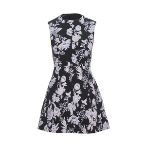 The Joelle Dress in Winter Jasmine Brocade