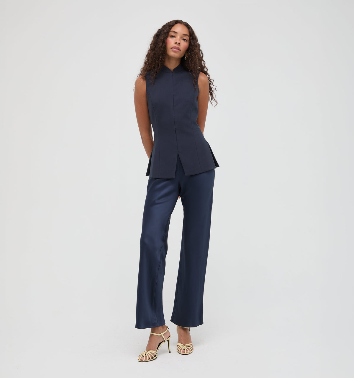 The Beverly Pant in Midnight Navy
