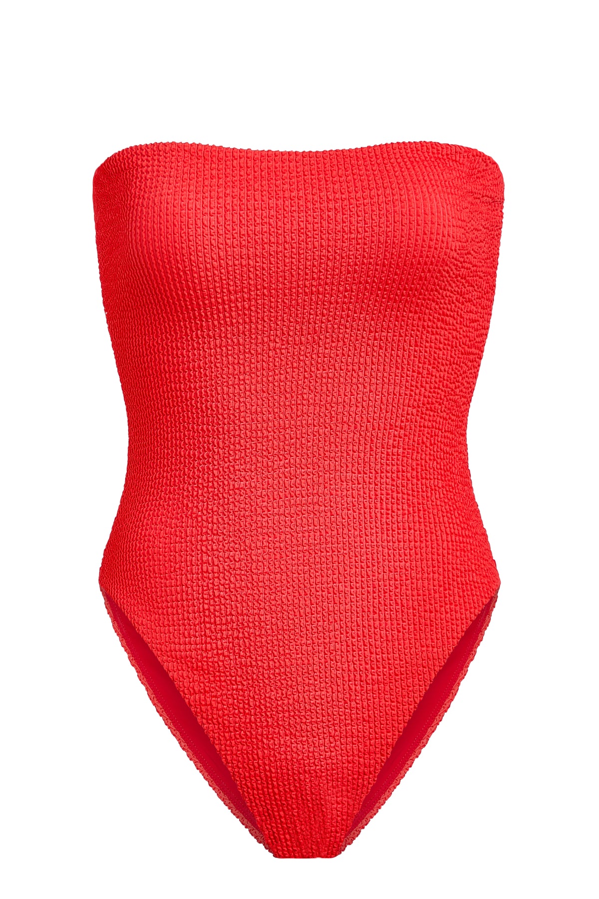 The Kauai One Piece Seersucker in Firecracker