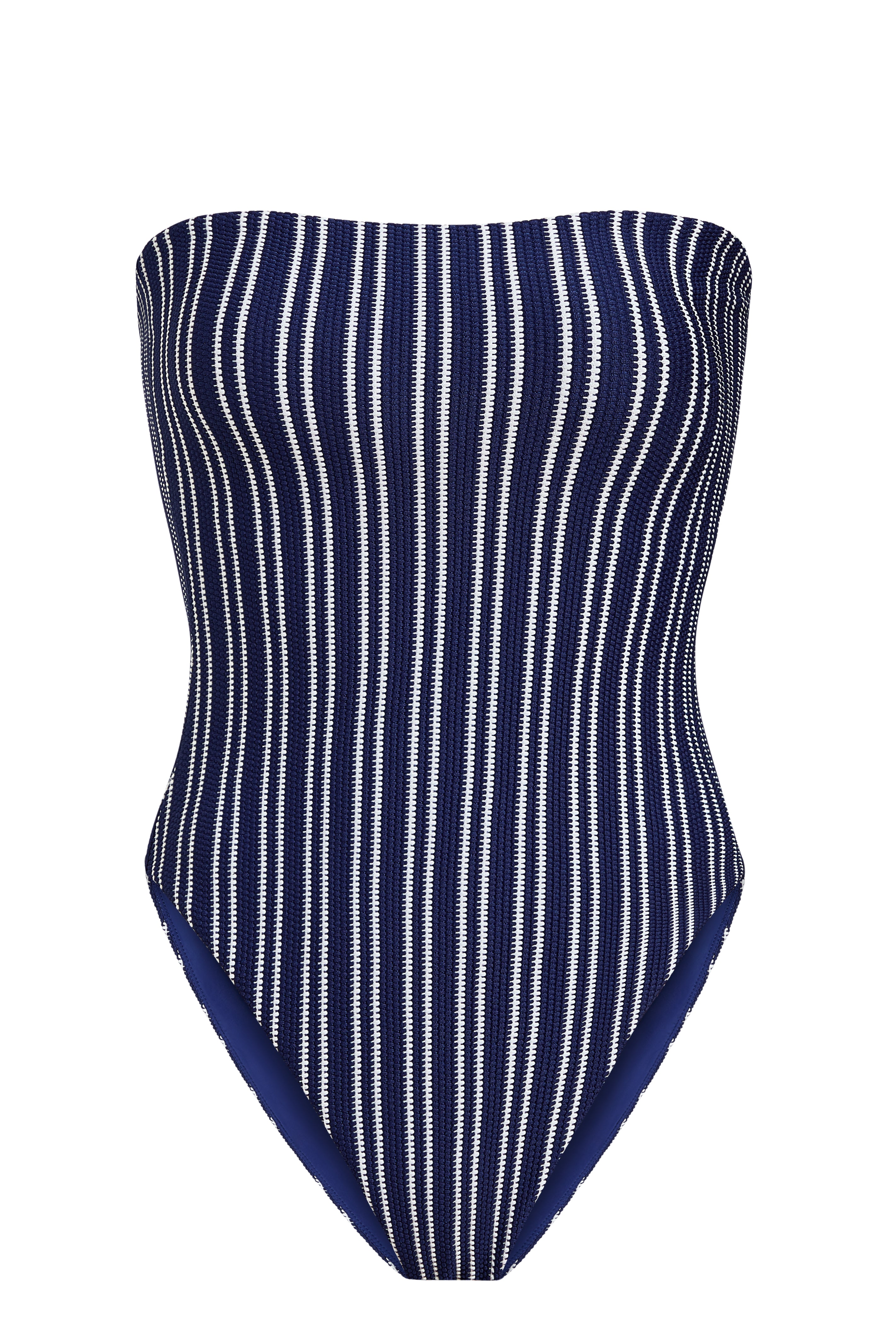 The Kauai One Piece Textured Stripe in Nautical