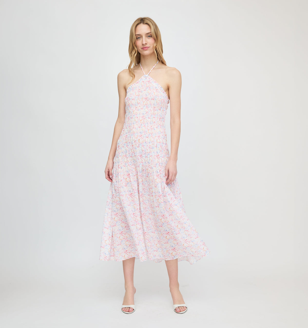 The Lenora Beach Dress in Camo Fish