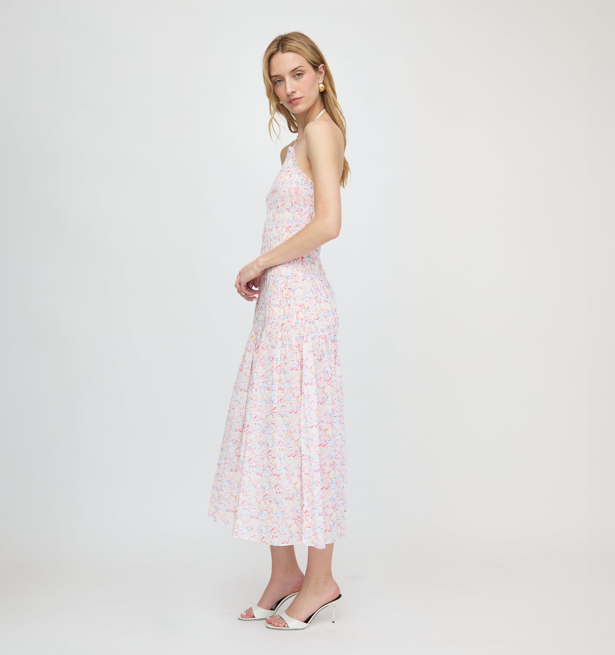 The Lenora Beach Dress in Camo Fish